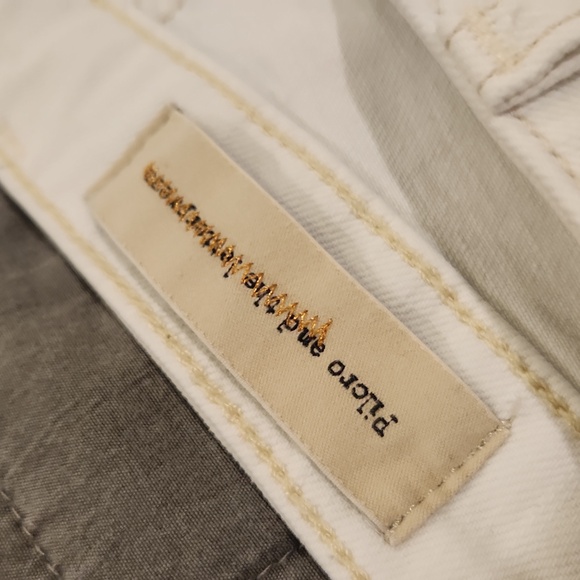 Anthropologie Pilcro And The Letterpress White Jean Shorts Size 30! - Picture 2 of 13